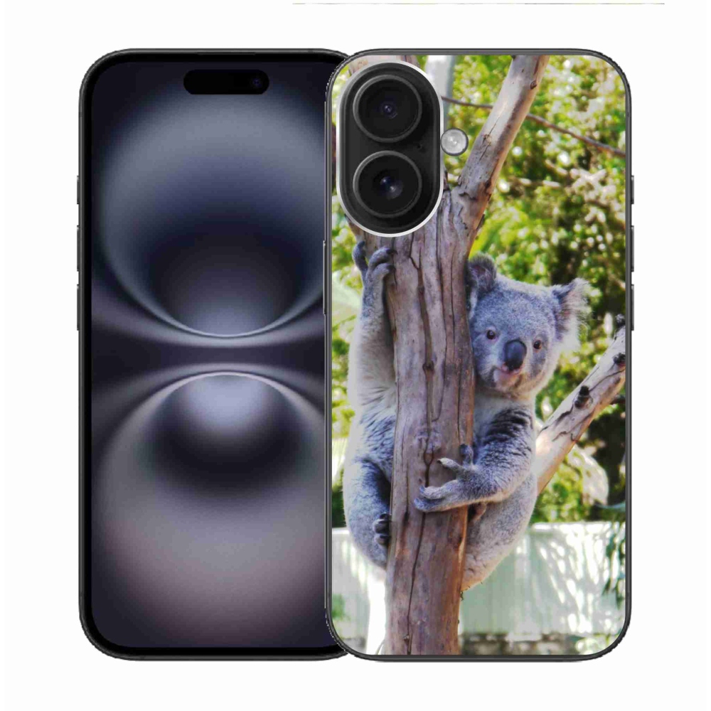 Gélový kryt mmCase na iPhone 16 - koala