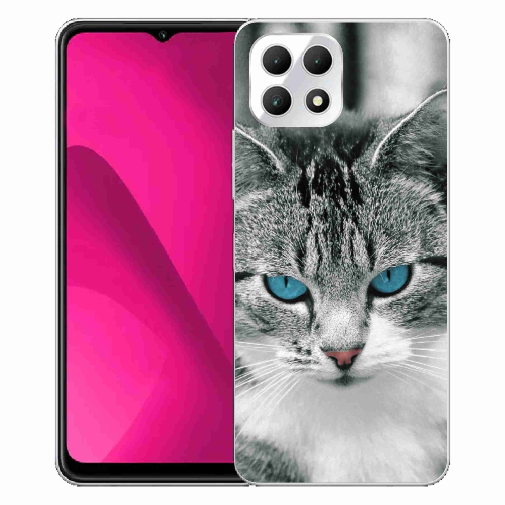Gélový kryt mmCase na T-Mobile T Phone 2 - mačacie pohľad 1