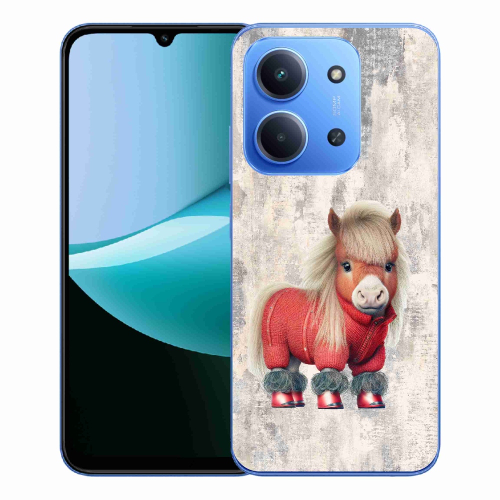 Gélový kryt mmCase na Xiaomi Redmi 15C 4G/5G (173mm) - poník vo svetri