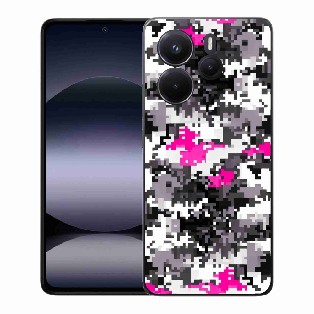 Gélový kryt mmCase na Xiaomi Redmi Note 14 - maskáčový vzor 4
