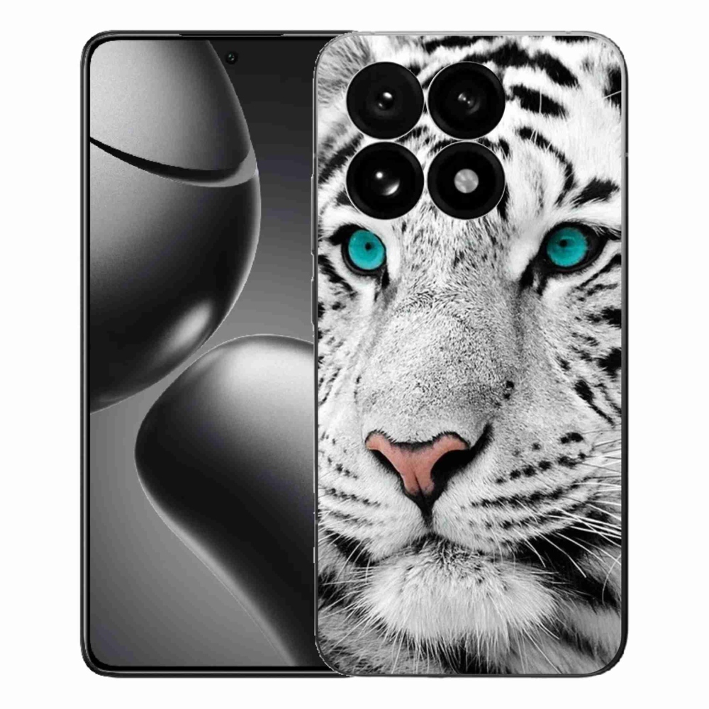Gélový kryt mmCase na Xiaomi 15T - biely tiger