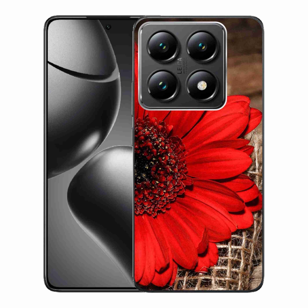 Gélový kryt mmCase na Xiaomi 14T Pro - gerbera
