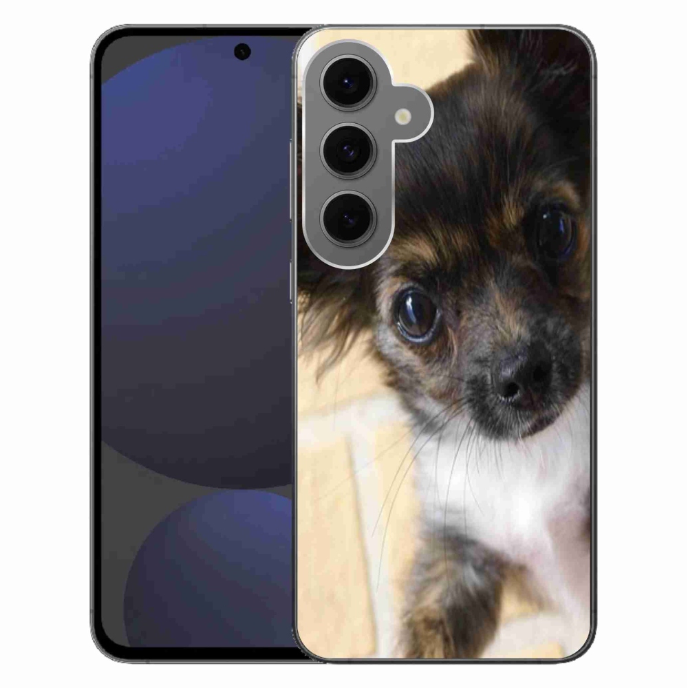 Gélový obal mmCase na Samsung Galaxy S24 FE - čivava 2
