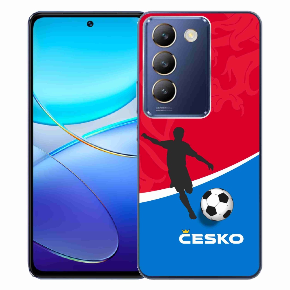 Gélový kryt mmCase na Vivo V40 SE 4G/5G - futbal Česko