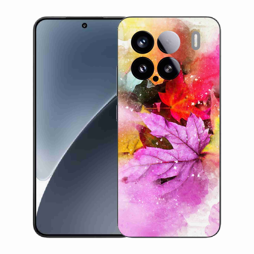 Gélový kryt mmCase na Xiaomi 15 - farebné listy