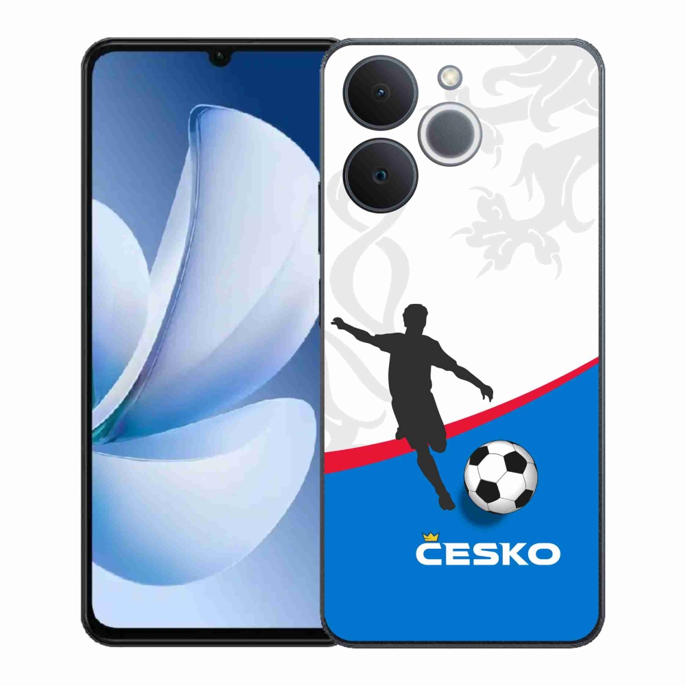 Gélový kryt mmCase na Realme Note 70T - futbal Česko 1
