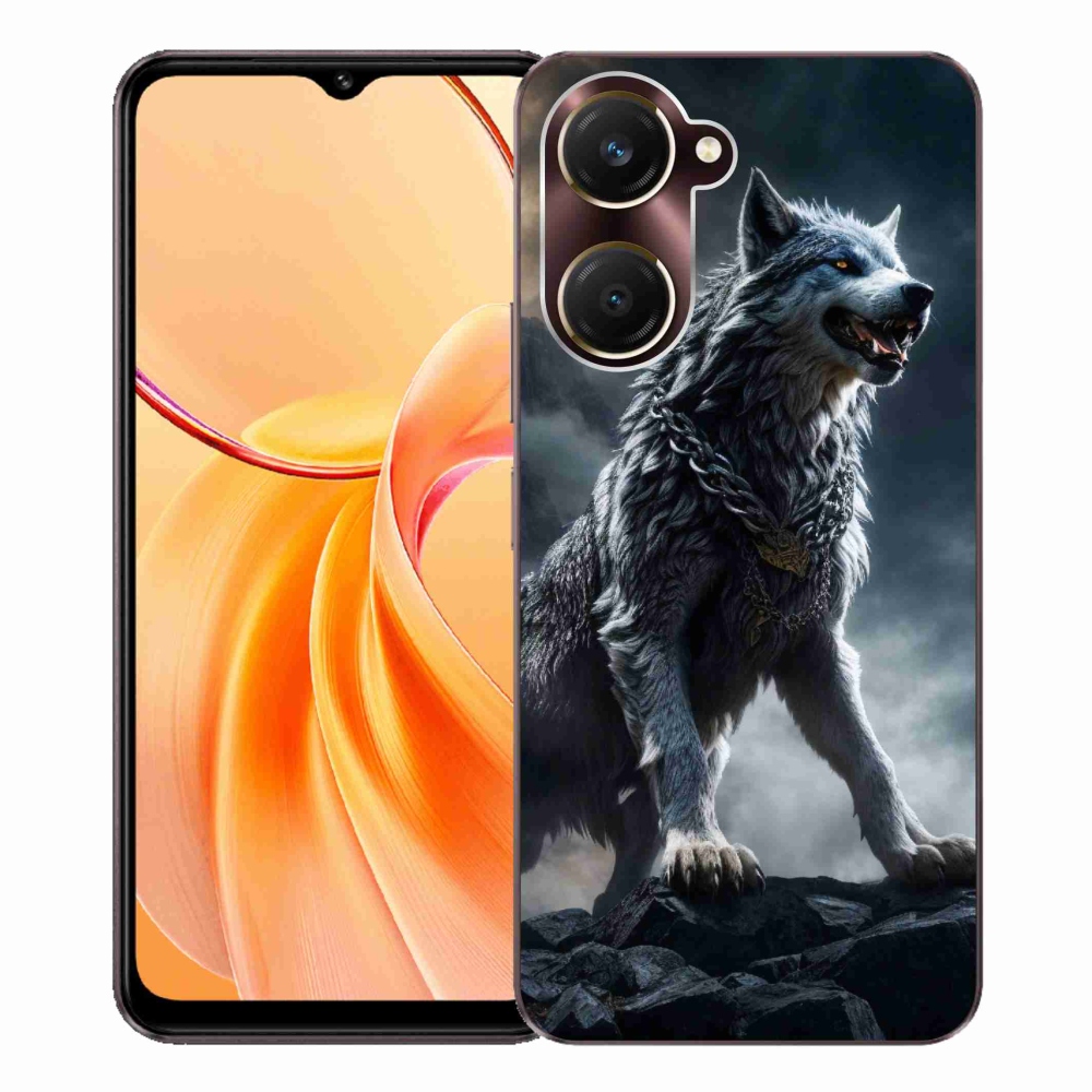 Gélový kryt mmCase na Vivo Y28s 5G - vlk 1