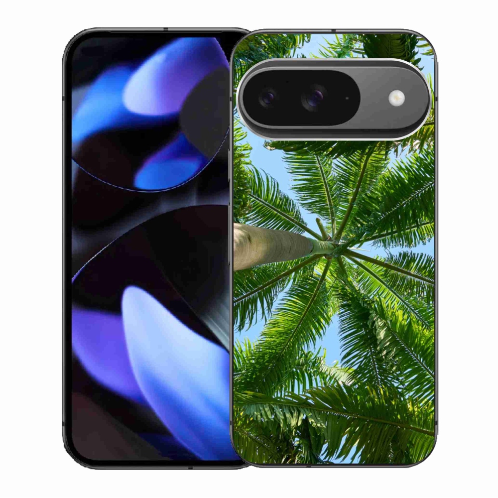 Gélový kryt mmCase na Google Pixel 9/9 Pro - palmy