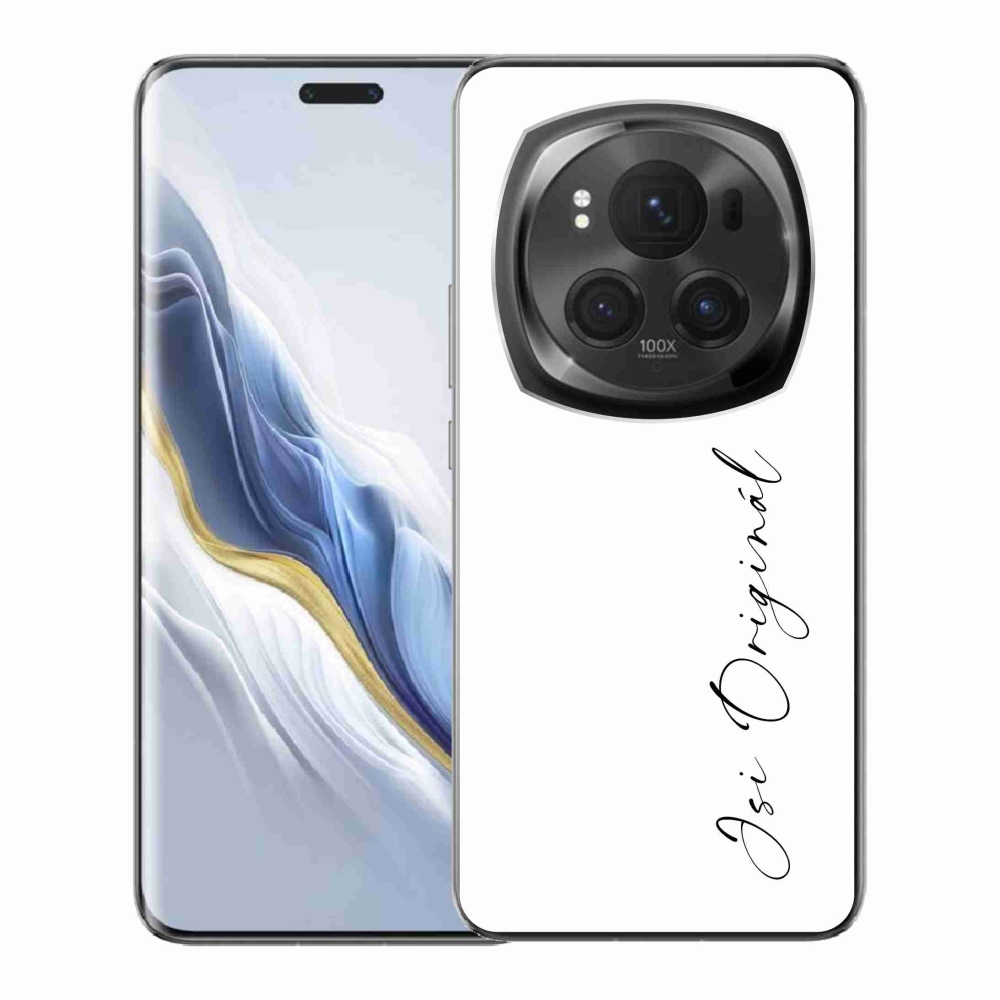Gélový kryt mmCase na Honor Magic 6 Pro 5G - si originál biele pozadie