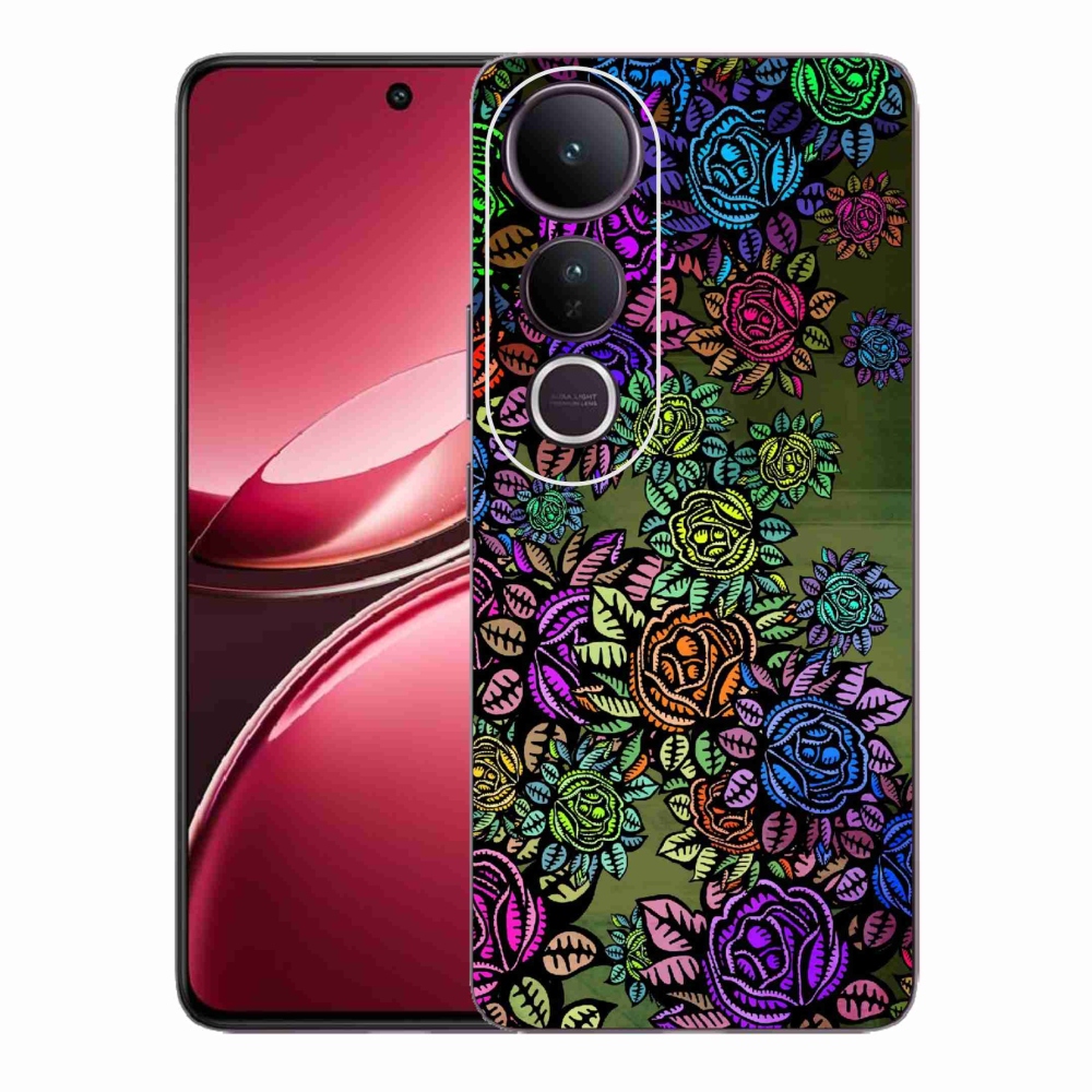Gélový kryt mmCase na Vivo V50 Lite 4G/5G - kvety 6