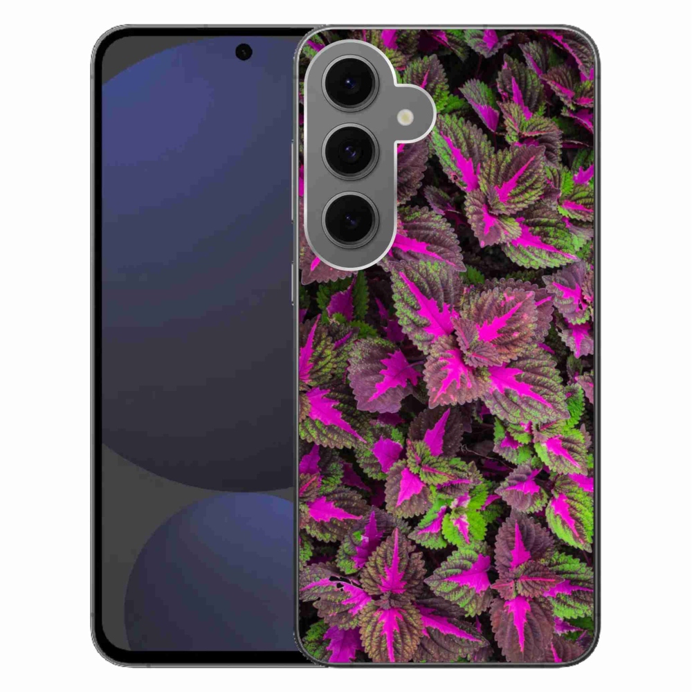 Gélový kryt mmCase na Samsung Galaxy S24 FE - kvety 10