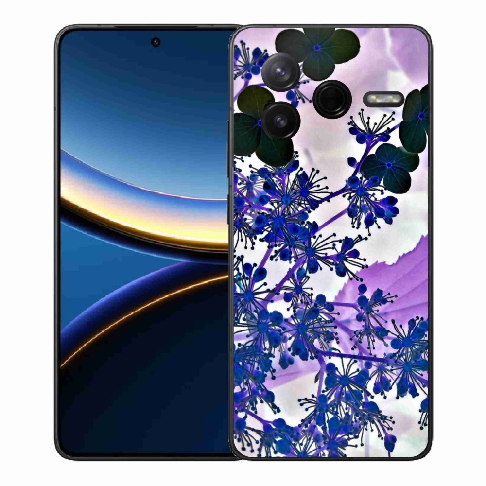 Gélový kryt mmCase na Xiaomi Poco F7 Pro - kvet hortenzie