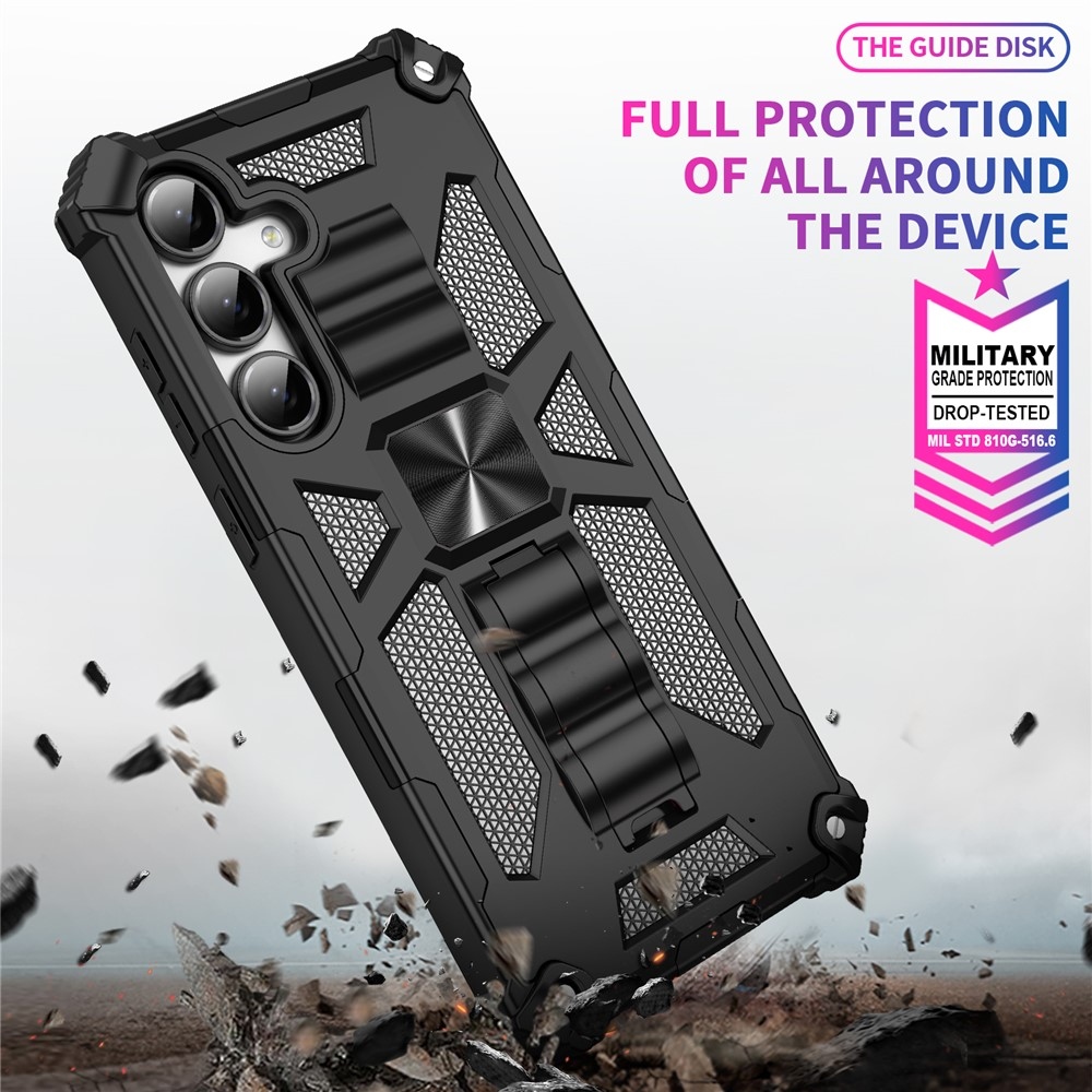 Shock odolný hybridný kryt pre Samsung Galaxy A17 4G/5G/A26 5G - čierny