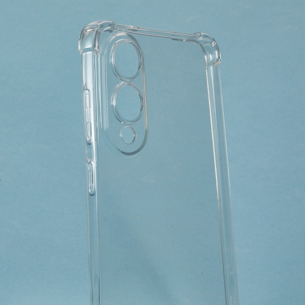 Priehľadný gélový obal so šnúrkou na Samsung Galaxy S25 Edge