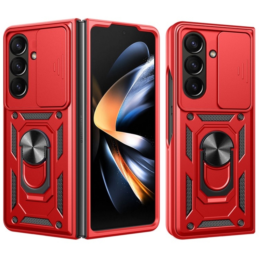 Slide odolný kryt na Samsung Galaxy Z Fold7 5G - červený