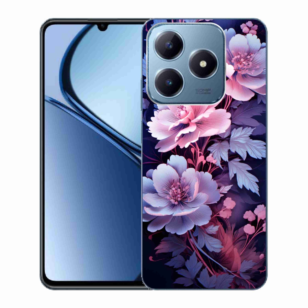 Gélový kryt mmCase na Realme C63 - kvety 11