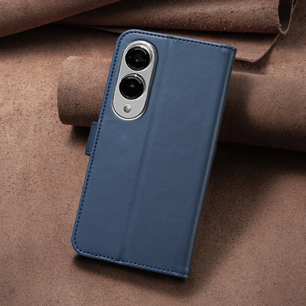 Clover knižkové púzdro na Samsung Galaxy S25 Edge - modré