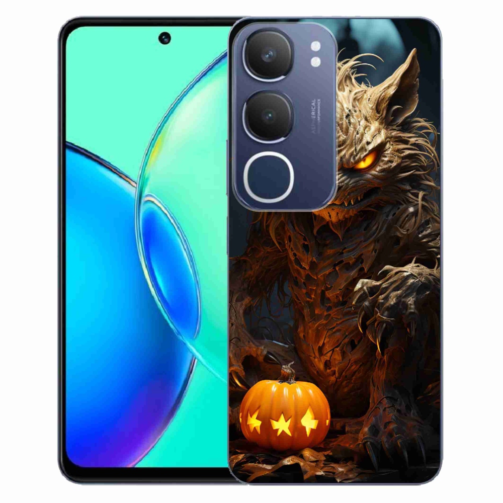 Gélový kryt mmCase na Vivo Y19s - halloweenska príšera