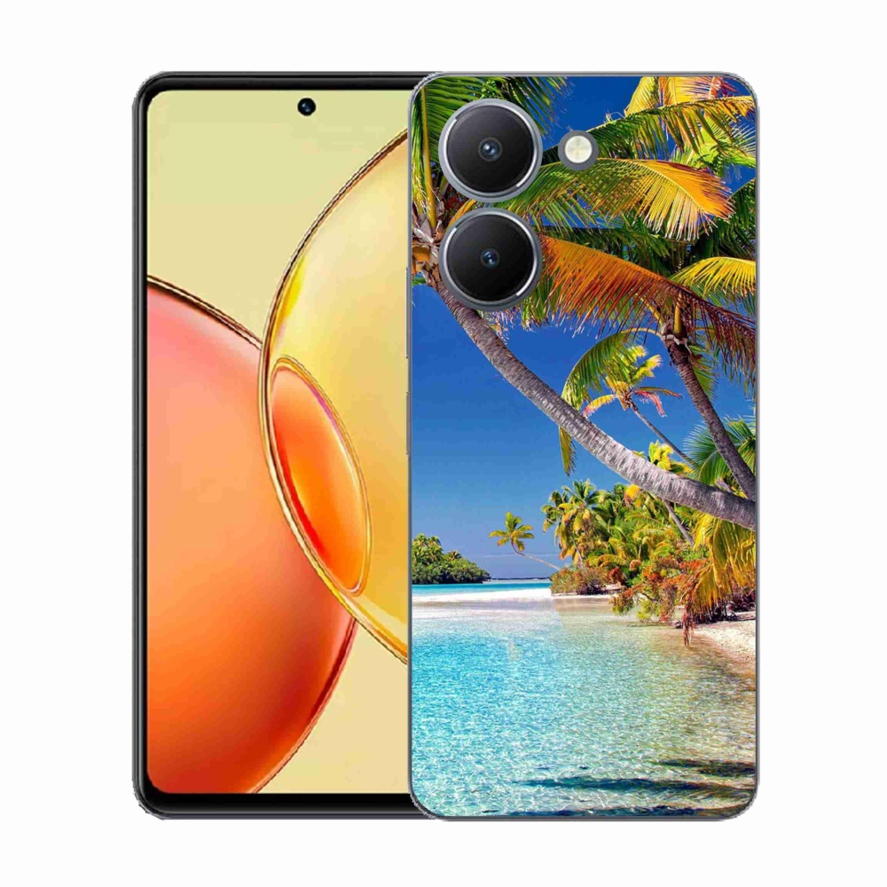 Gélový kryt mmCase na Vivo Y36 - morská pláž