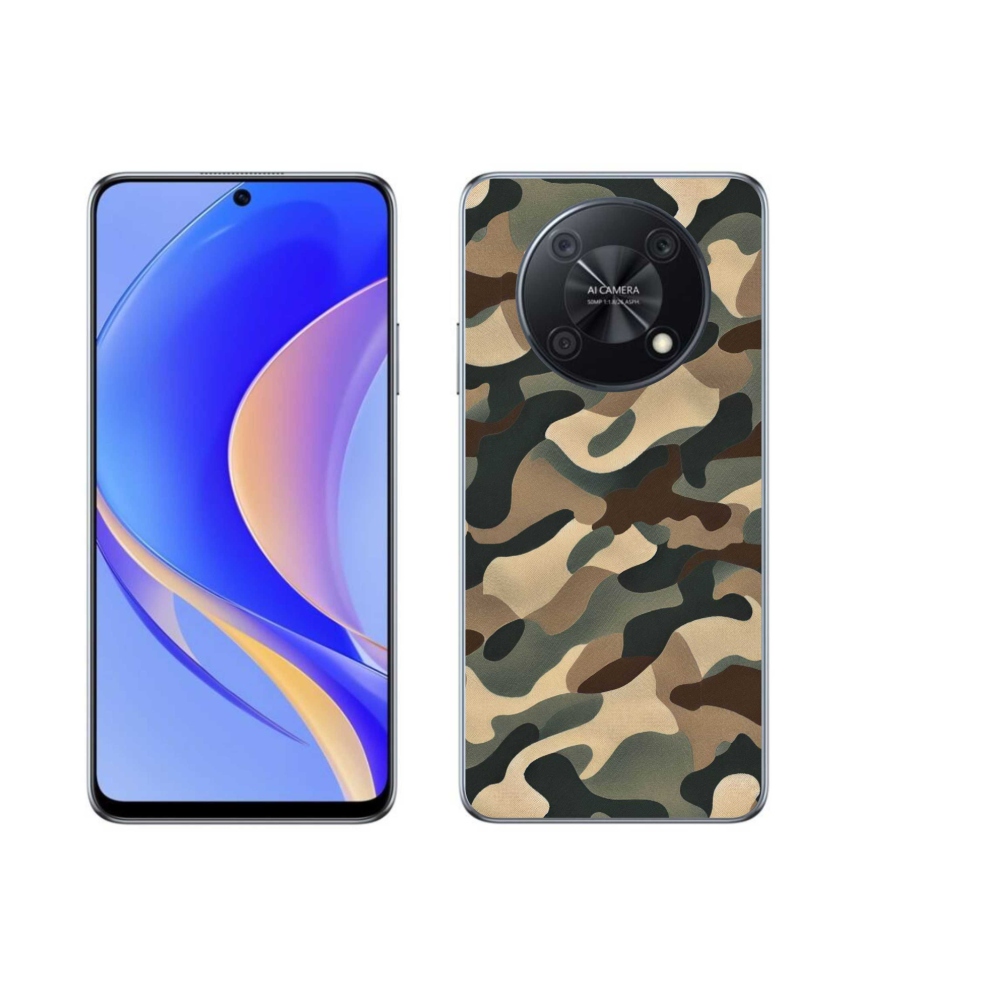 Gélový kryt mmCase na Huawei Nova Y90 - maskáčový vzor 11