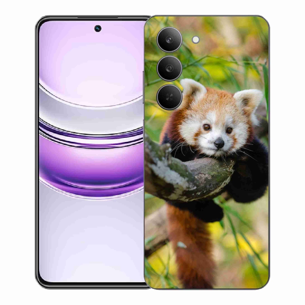 Gélový kryt mmCase na Realme 14x 5G - panda červená