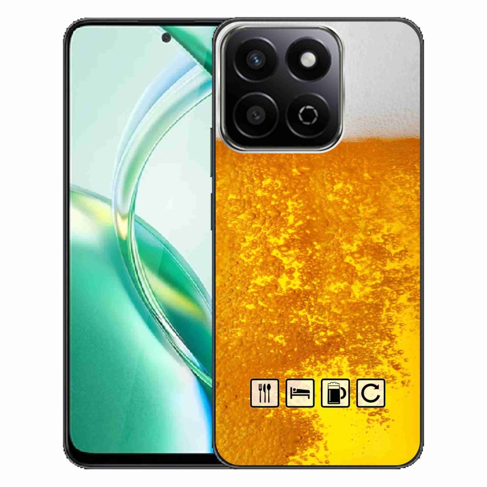 Gélový kryt mmCase na Honor 200 Smart 5G - pivný motív 3