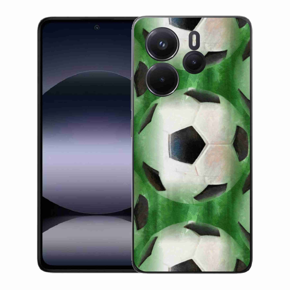 Gélový kryt mmCase na Xiaomi Redmi Note 14 - futbalová lopta