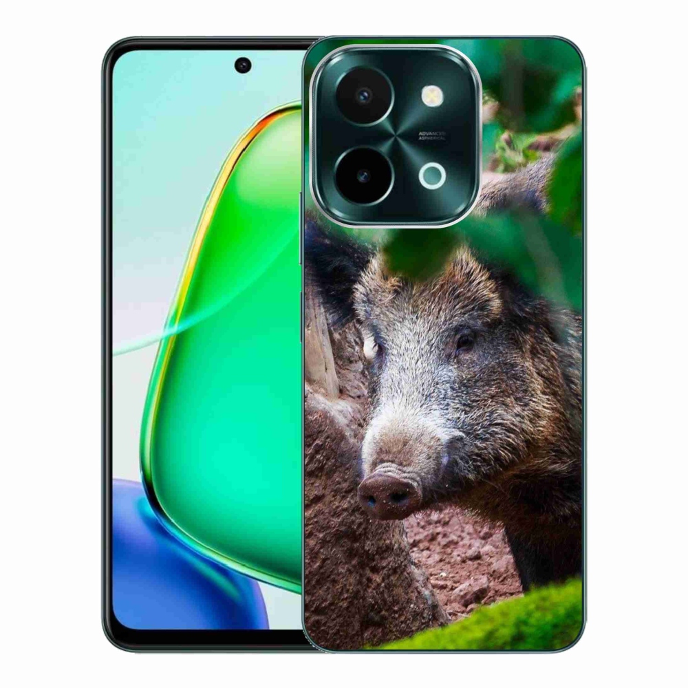 Gélový kryt mmCase na Vivo Y28 - divoké prasa