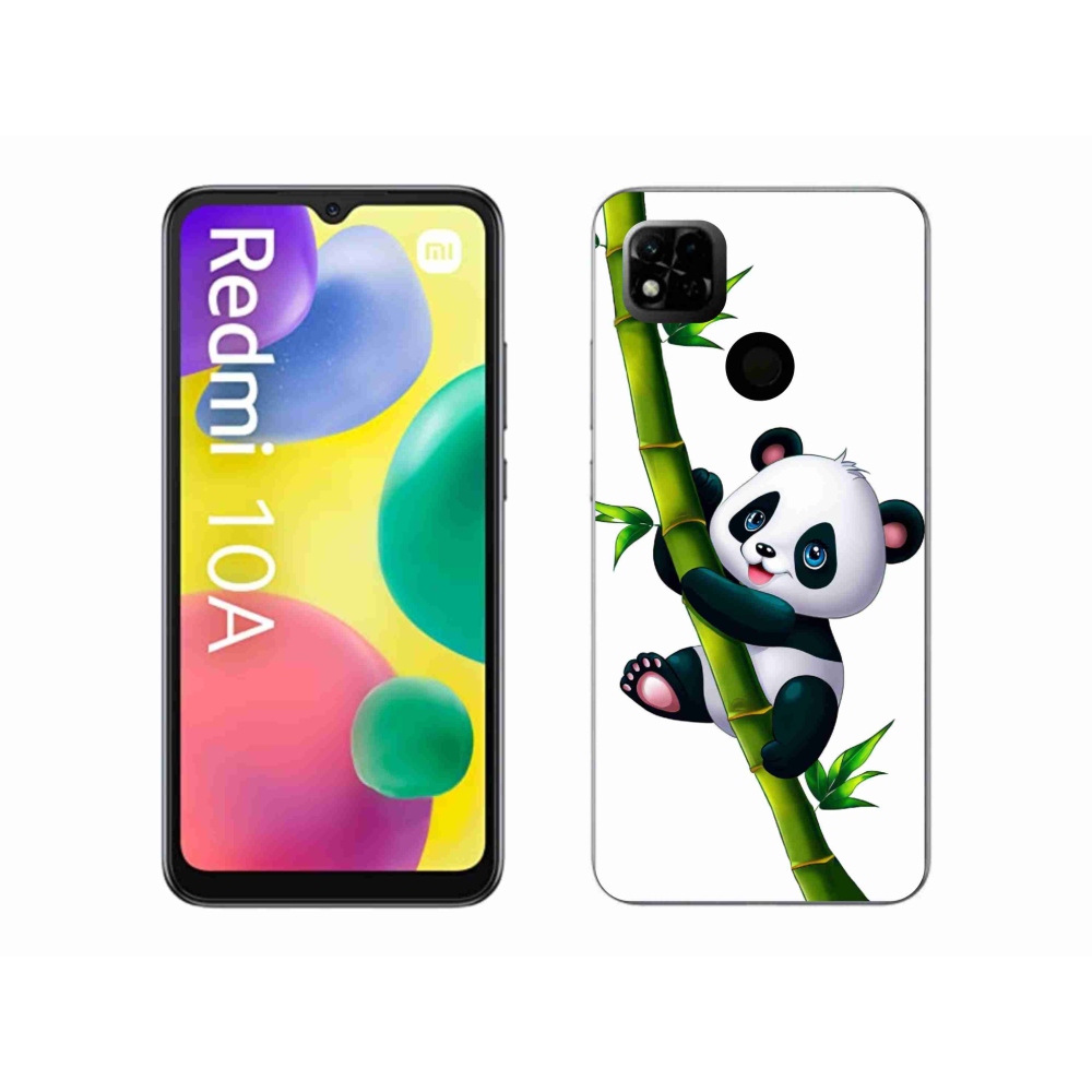 Gélový kryt mmCase na Xiaomi Redmi 10A - panda na bambuse