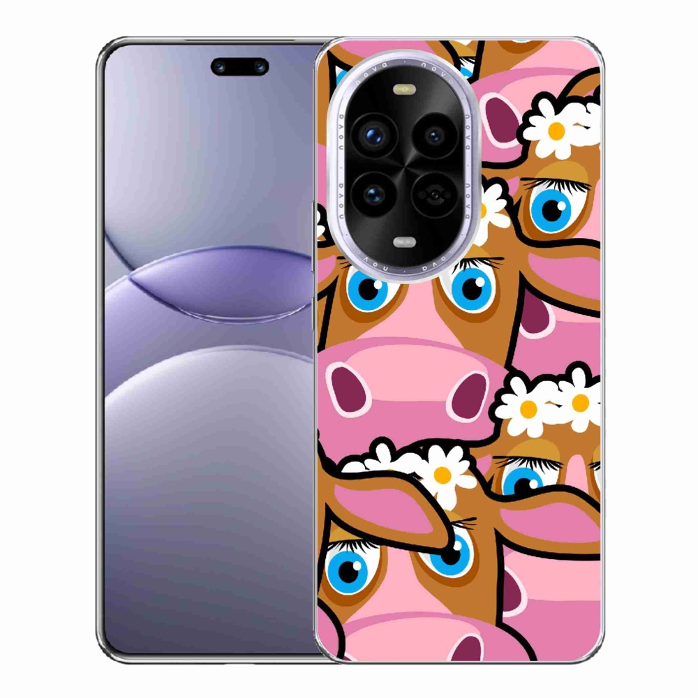 Gélový kryt mmCase na Huawei Nova 13 Pro 5G - kreslené kravičky
