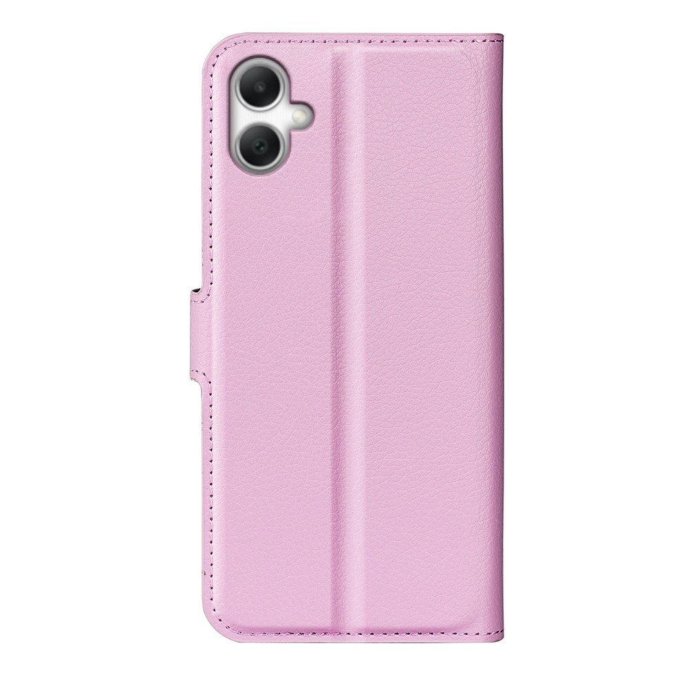 Litchi knižkové púzdro na Samsung Galaxy A07 4G - ružové