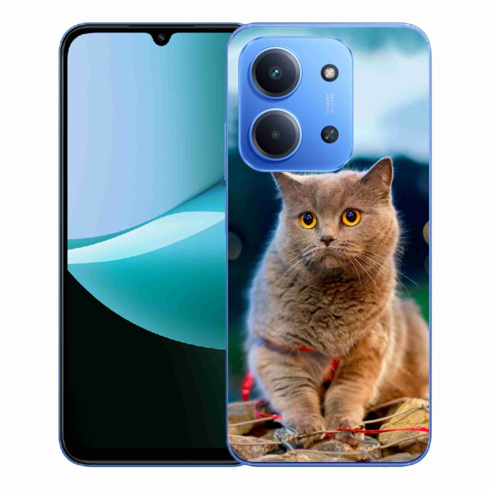 Gélový kryt mmCase na Xiaomi Redmi 15C 4G/5G (173mm) - britská modrá 2