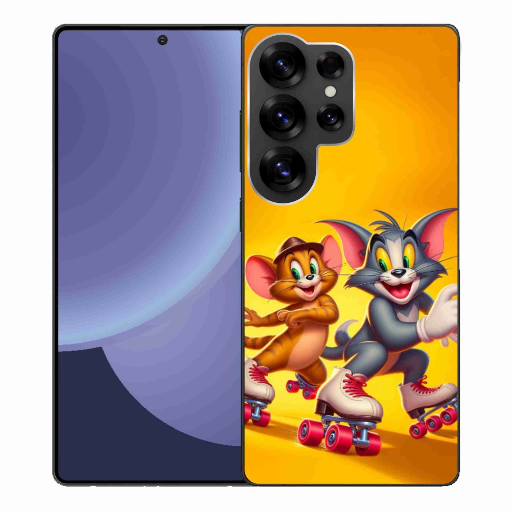 Gélový kryt mmCase na Samsung Galaxy S25 Ultra - tom a jerry