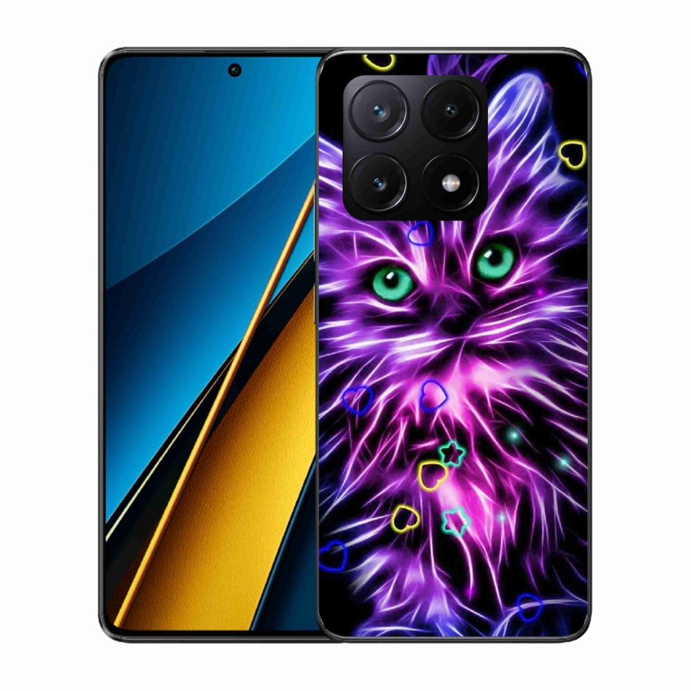 Gélový kryt mmCase na Xiaomi Poco X6 Pro 5G - abstraktná mačka