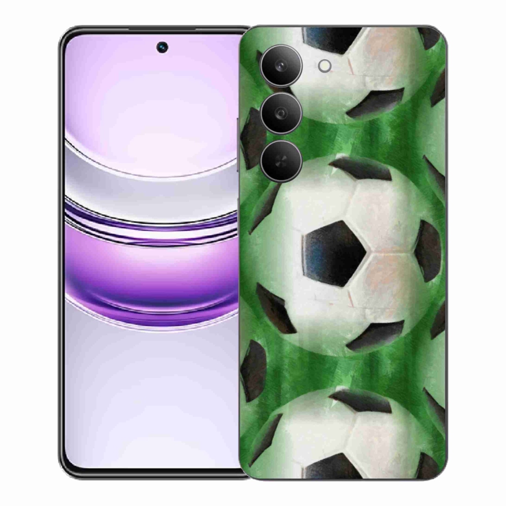 Gélový kryt mmCase na Realme 14x 5G - futbalová lopta