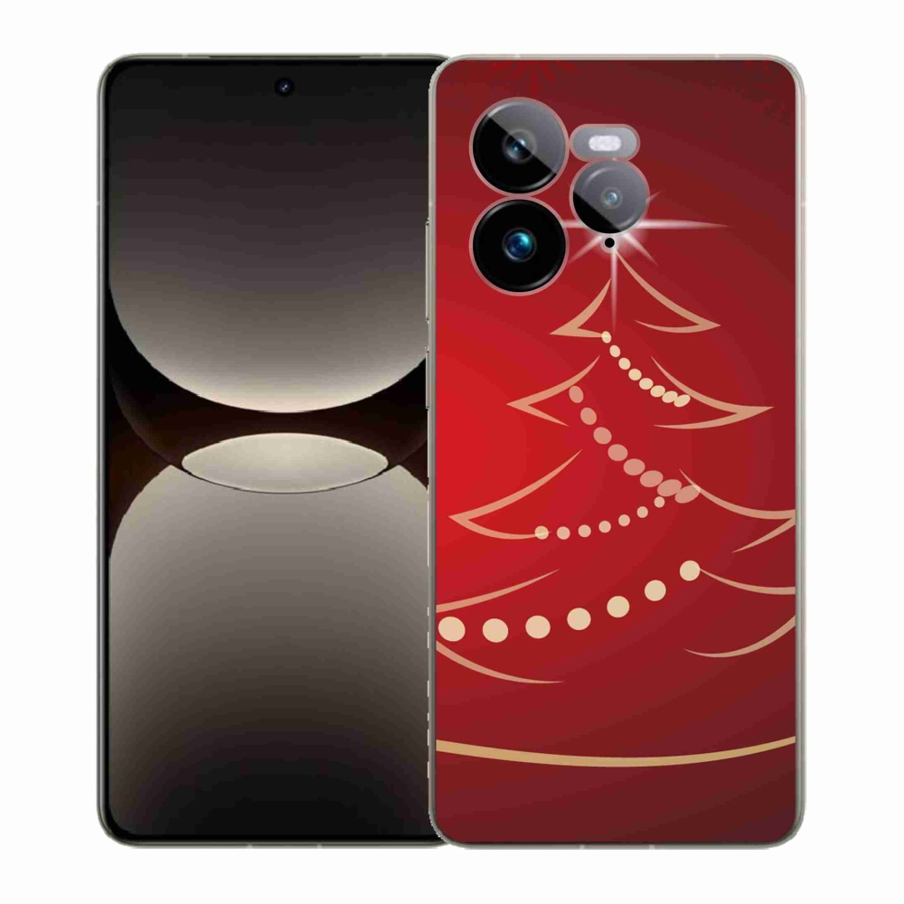 Gélový kryt mmCase na Realme GT 7 Pro 5G - kreslený vianočný stromček