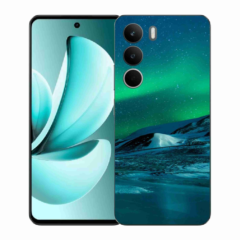 Gélový kryt mmCase na Realme C71 - polárna žiara