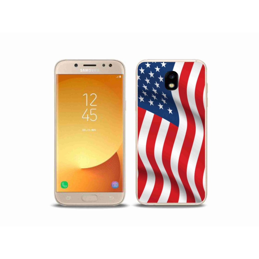 Gélový kryt mmCase na mobil Samsung Galaxy J5 (2017) - USA vlajka