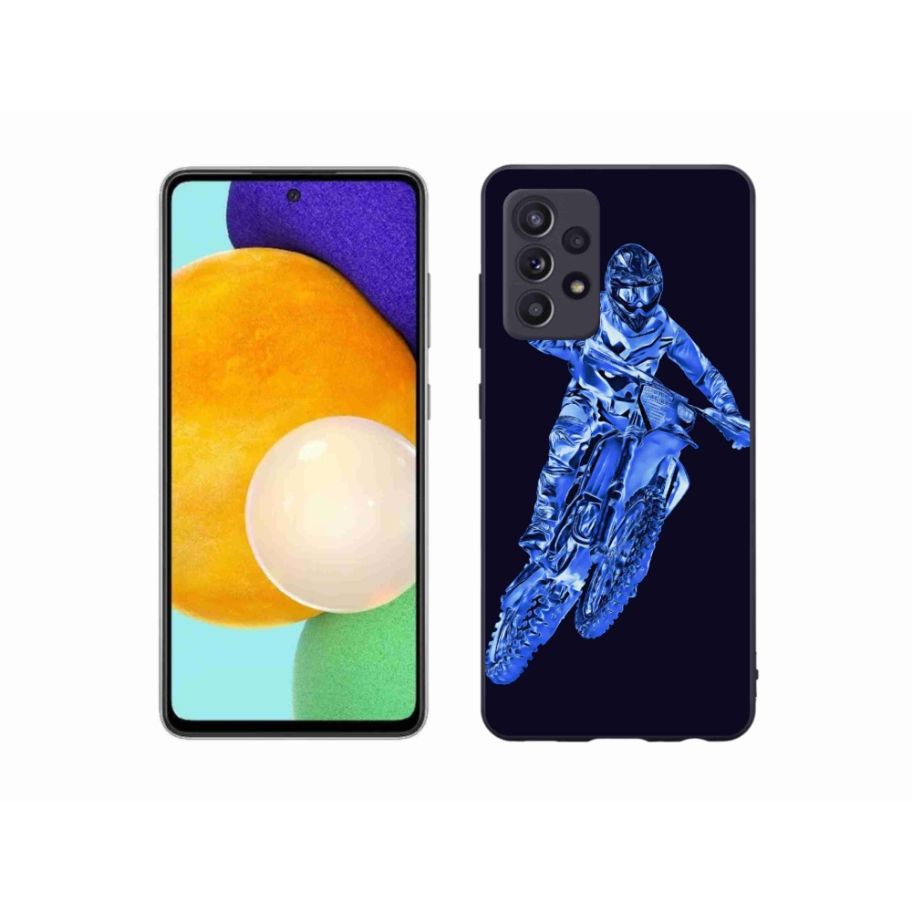 Gélový kryt mmCase na Samsung Galaxy A52/A52 5G - motocross 1