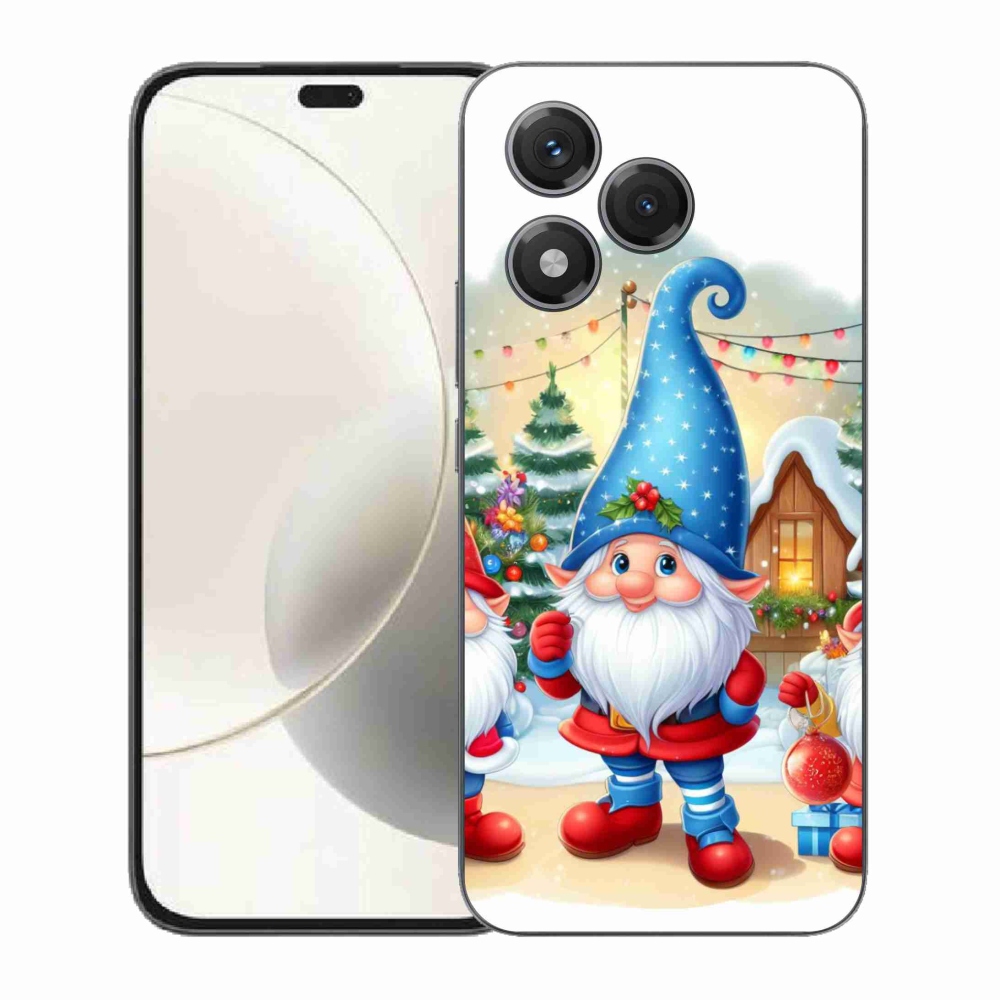 Gélový kryt mmCase na Honor 400 Lite - vianočné škriatkovia