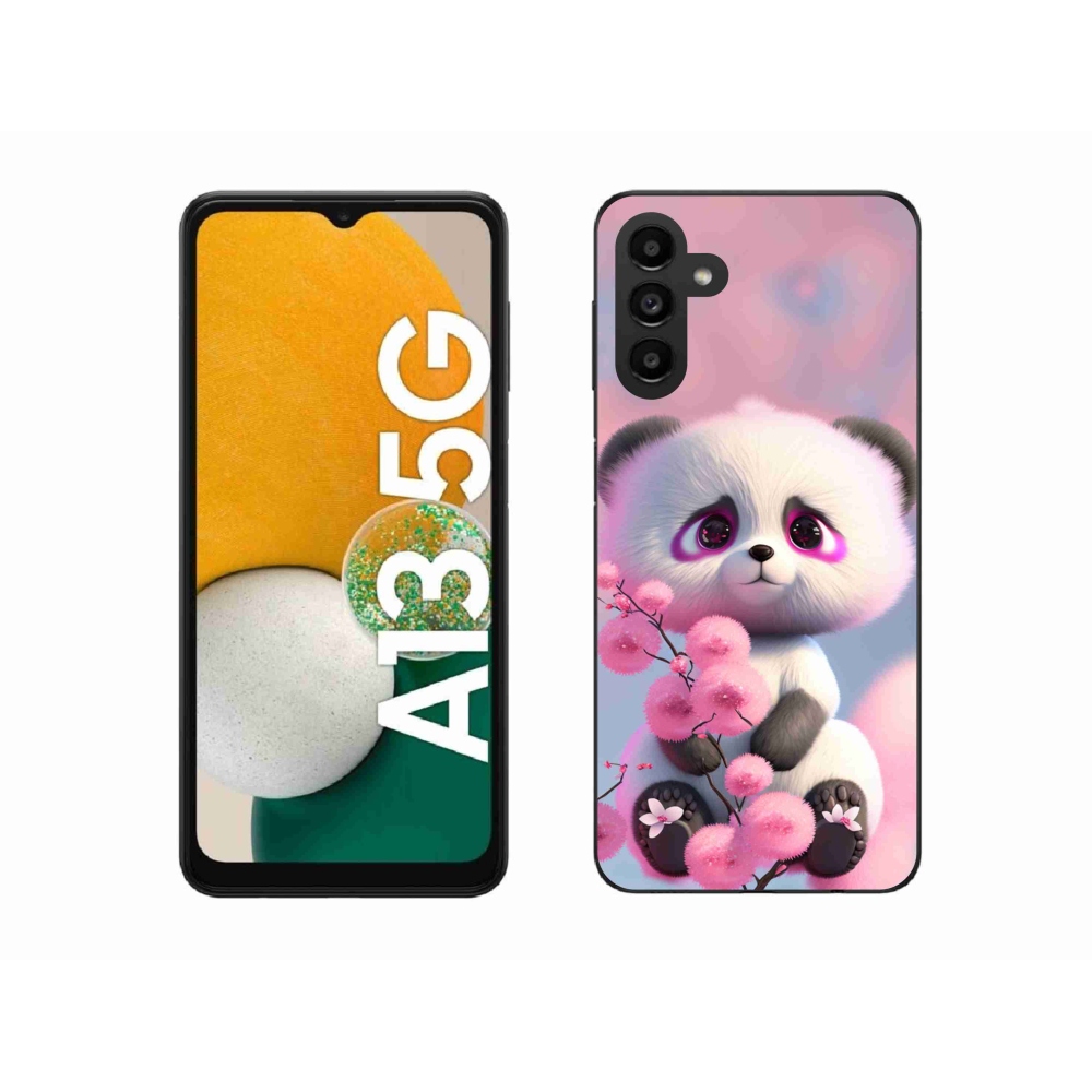 Gélový kryt mmCase na Samsung Galaxy A13 5G - roztomilá panda 1