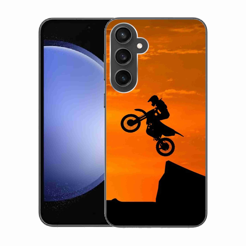 Gélový kryt mmCase na Samsung Galaxy S23 FE - motocross