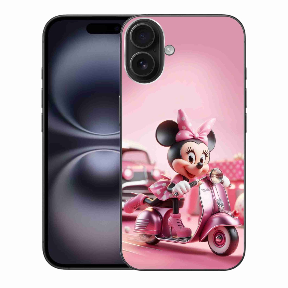 Gélový kryt mmCase na iPhone 16 Plus - minnie 1