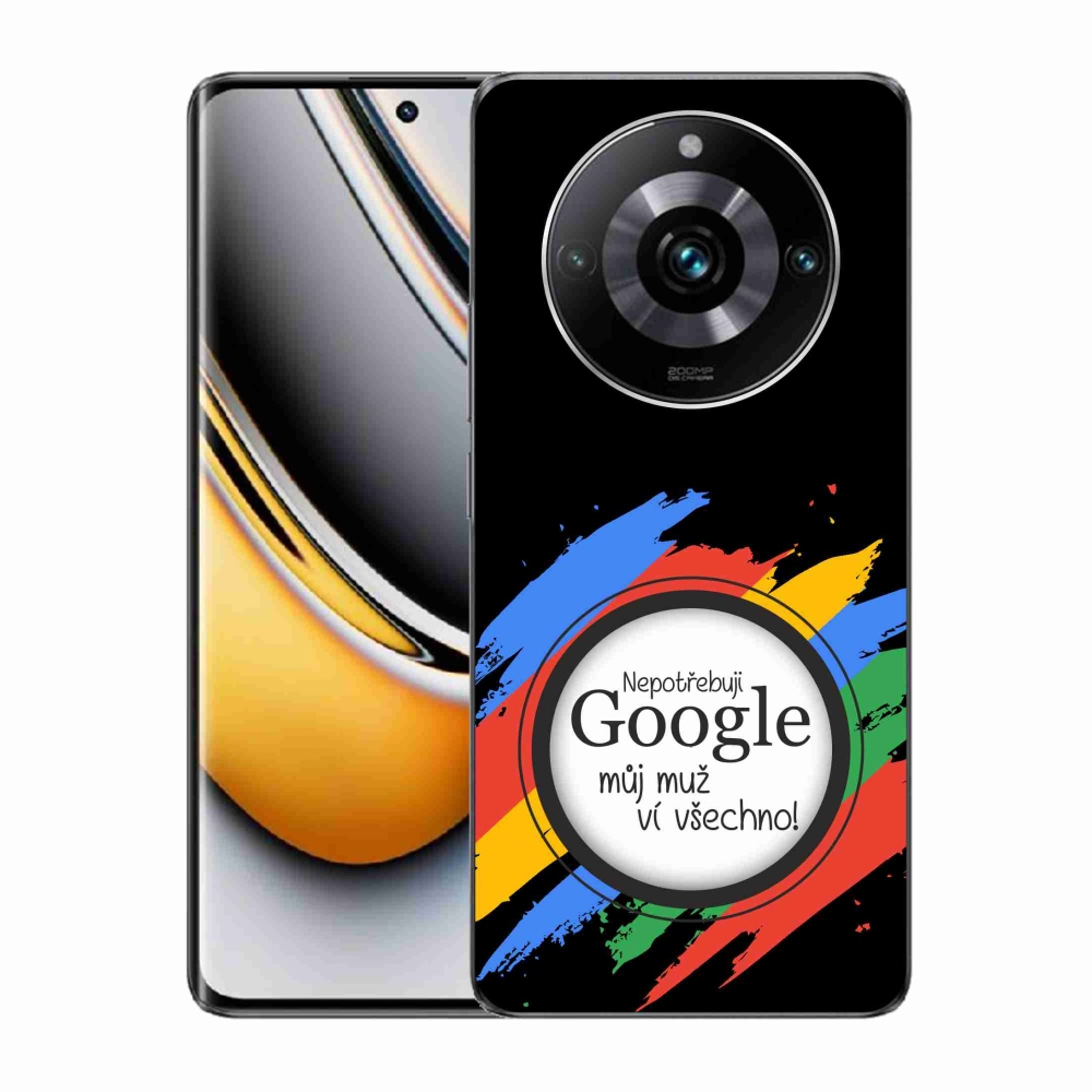 Gélový kryt mmCase na Realme 11 Pro/11 Pro+ - muž vie všetko čierne pozadie