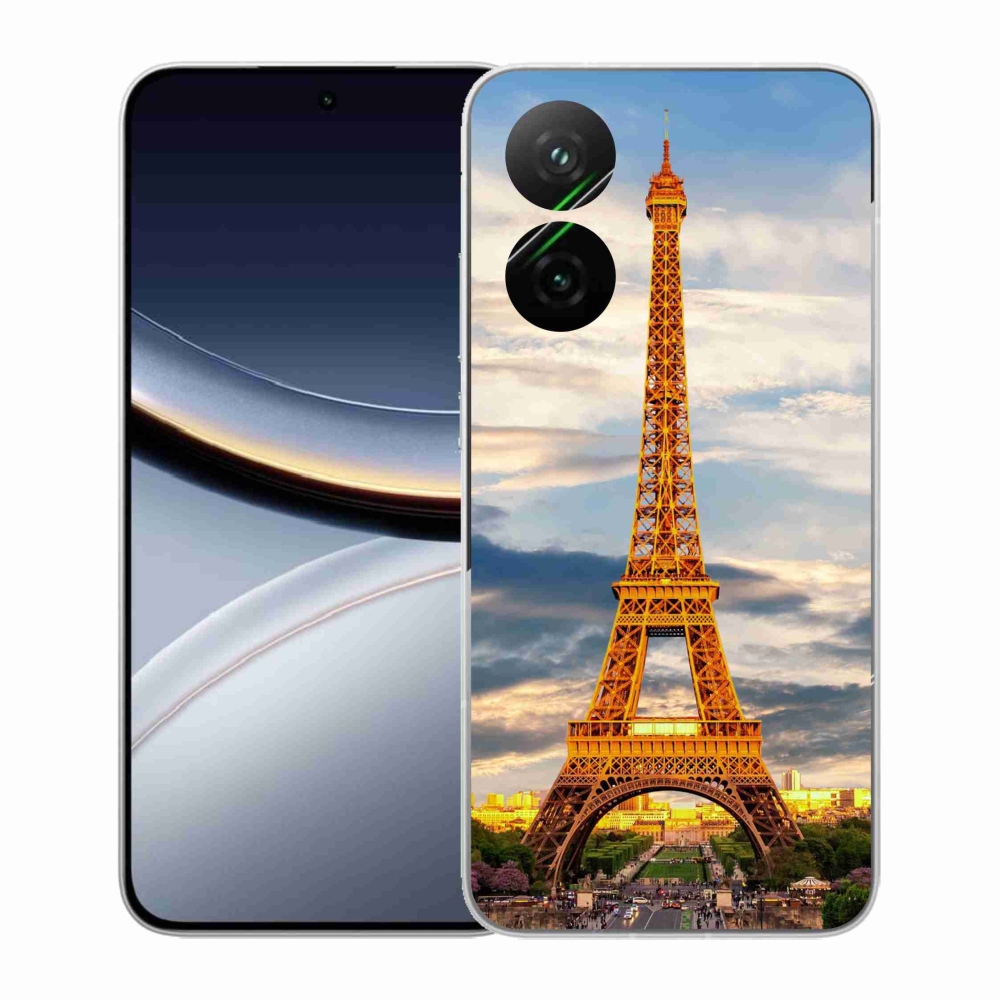 Gélový kryt mmCase na Xiaomi Poco F7 5G - eiffelova veža 3