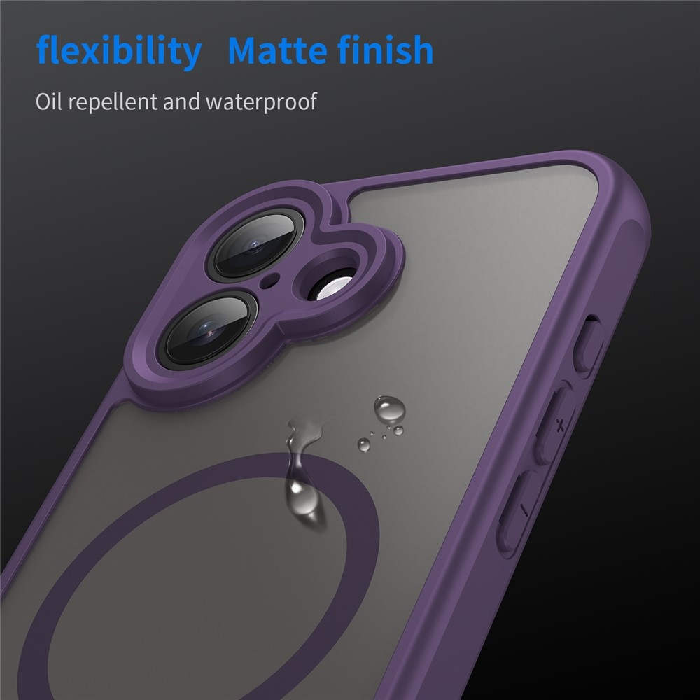 Case matný gélový obal s MagSafe na iPhone 17 - fialový