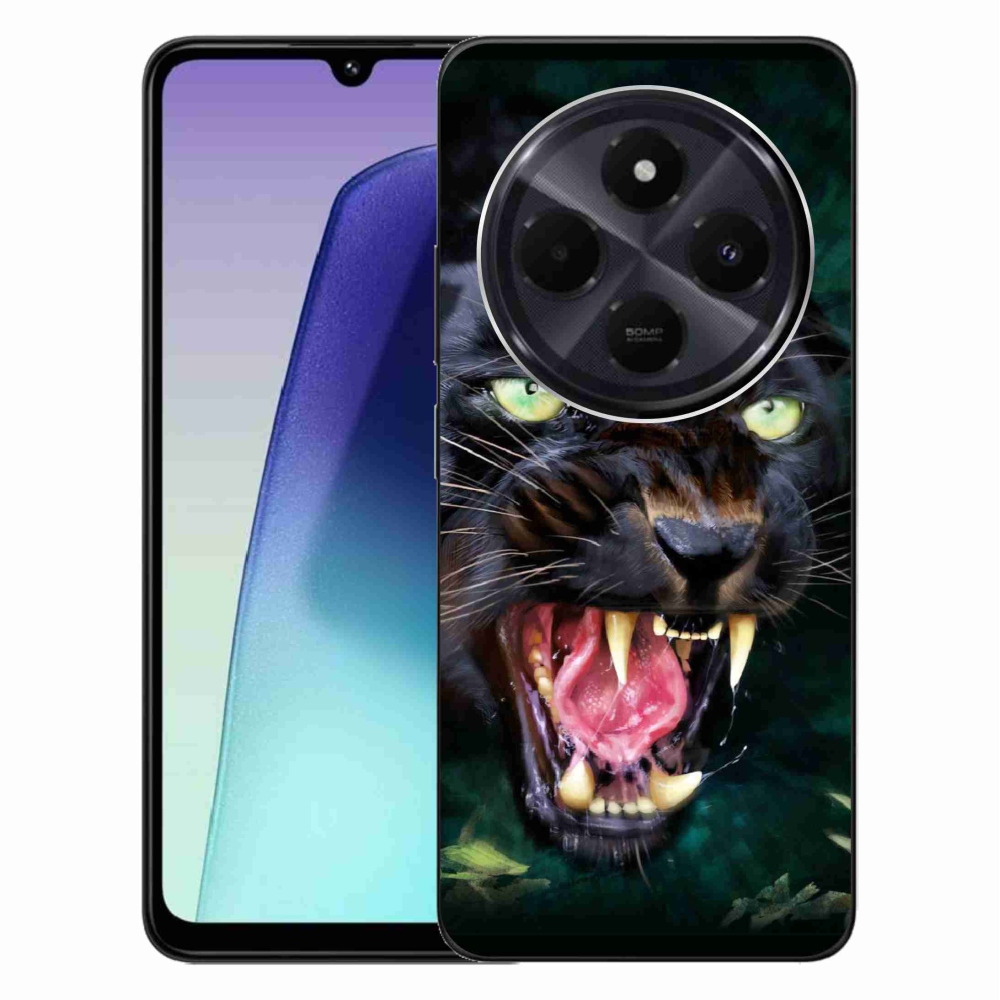 Gélový kryt mmCase na Xiaomi Redmi 14C/Poco C75 - rozzúrený čierny panter
