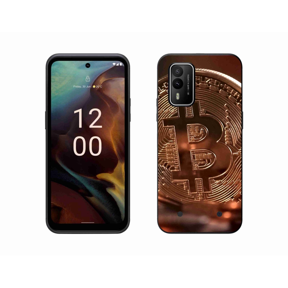 Gélový kryt mmCase na Nokia XR21 - bitcoin