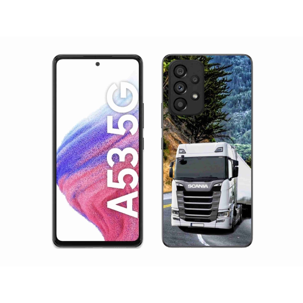 Gélový kryt mmCase na Samsung Galaxy A53 5G - kamión 1