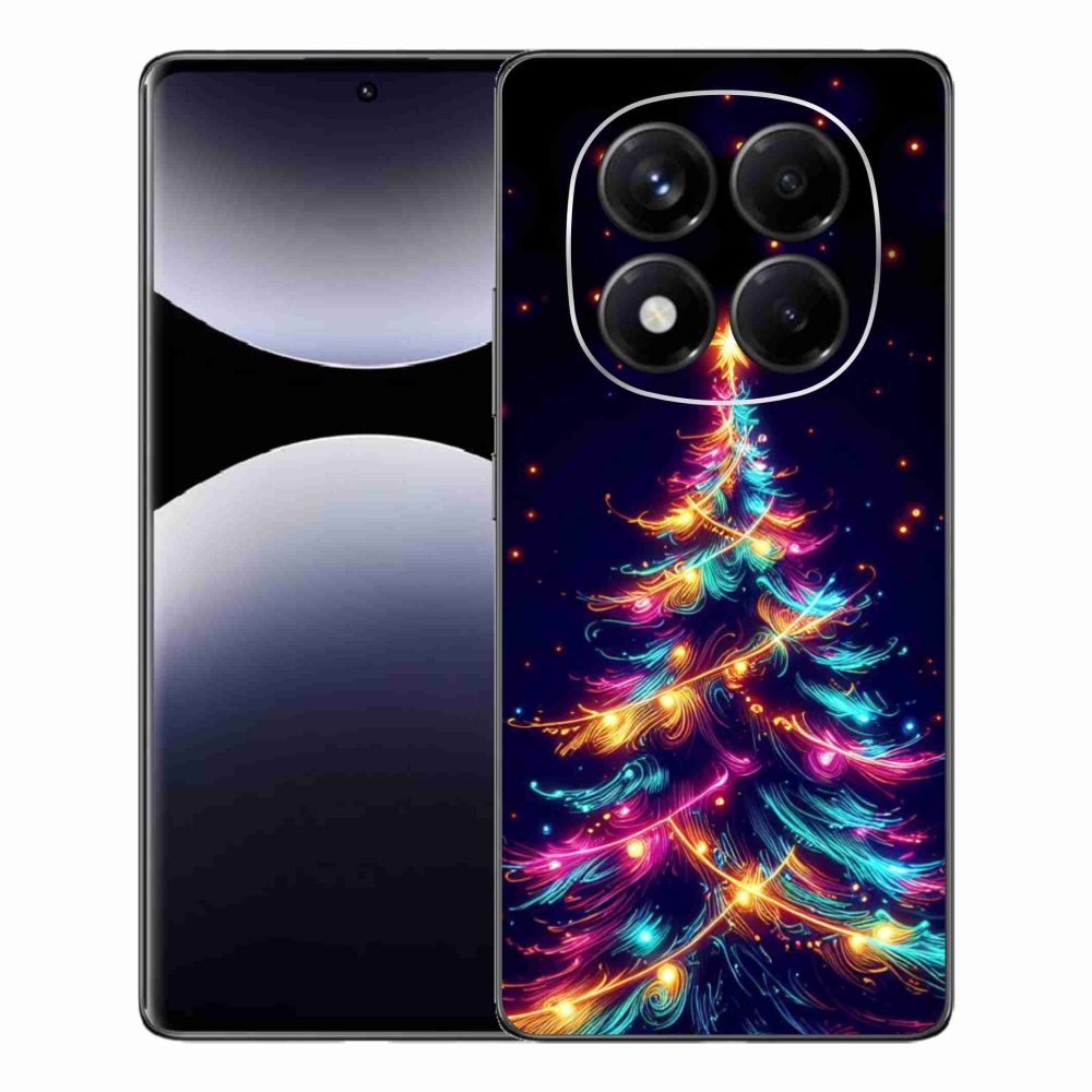 Gélový kryt mmCase na Xiaomi Redmi Note 14 Pro - neónový vianočný stromček